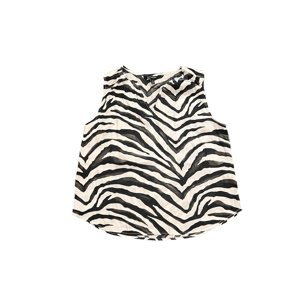 Banana Republic Zebra Print Sleeveless Top NWOT